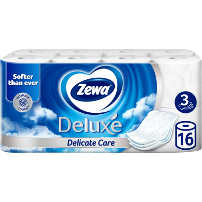 Zewa Deluxe Delicate Care Toalettpapír 3 Rétegű 16 Tekercs