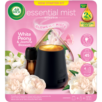 Air Wick Aroma Diffúzor Fehér Bazsarózsa és Jázminvirág 20ml