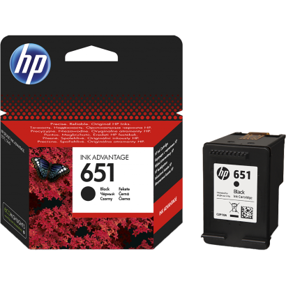 Hp 651 C2p10ae Fekete Tintapatron
