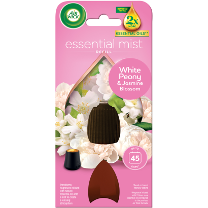 Air Wick Aroma Diffúzor Utántöltő – Fehér Bazsarózsa és Jázminvirág