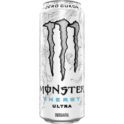 Monster Energy Ultra Szénsavas Ital Koffeinnel és édesítőszerekkel 500 Ml