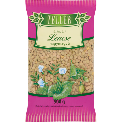 Tellér Nagymagvú étkezési Lencse 500 G