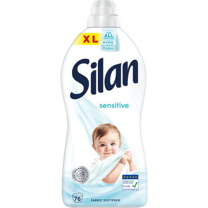 Silan Sensitive öblítő 76 Mosás 1672 Ml