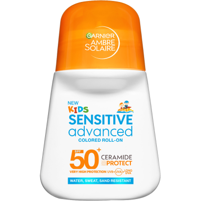 Garnier Ambre Solaire Kids Sensitive Advanced Roll On Spf 50+, 50 Ml