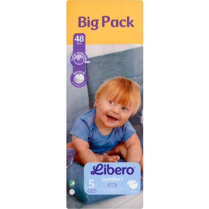 Libero Comfort Pelenka, Méret: 5, 11-17 Kg, 48 Db