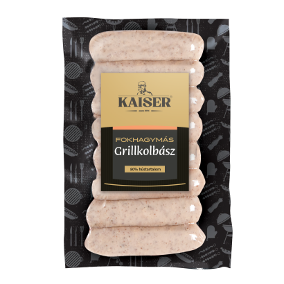 Kaiser Grillkolbász Fokhagymás 210g