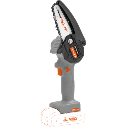 Daewoo Akkumulátoros Mini Láncfűrész 9cm 20v Akkuval és Töltővel