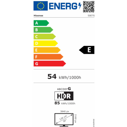 Hisense 50" 50e7s 4k Uhd Smart Qled Tv
