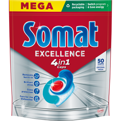 Somat Excellence 4in1 Mosogatógép Kapszula 50 Db