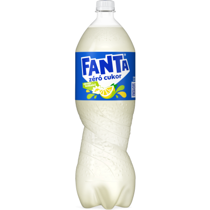Fanta Zéró Cukor Citrom- és Bodzaízű Energiamentes Szénsavas üdítőital édesítőszerekkel 1,75 L