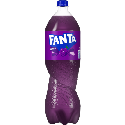 Fanta Szőlőízű Szénsavas üdítőital Cukorral és édesítőszerekkel 1,75 L