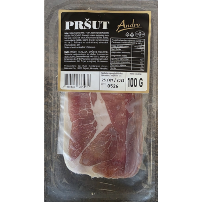 Andro Prosciutto Nyers Sonka 100g