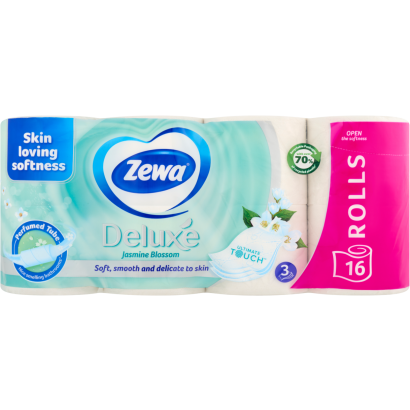 Zewa Deluxe Jasmine Blossom Toalettpapír 3 Rétegű 16 Tekercs