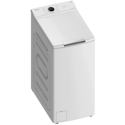 Midea Mf100t60b/w-hr Fehér,felültöltős, Max.1200ford., 6kg, Mosógép