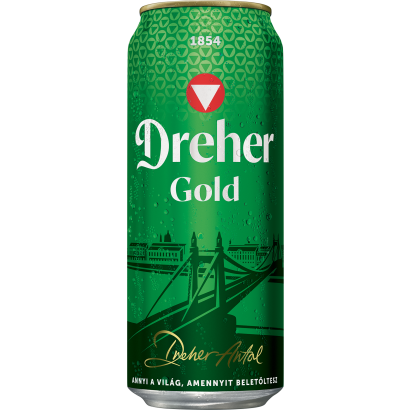 Dreher Gold Minőségi Világos Sör 5% 0,5 L