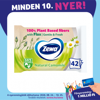 Zewa Natural Camomile Nedves Toalettpapír 42 Db