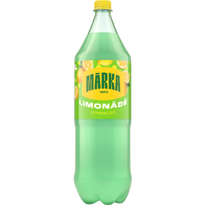 Márka Limonádé Citromízű Energiamentes Szénsavas üdítőital édesítőszerekkel 2 L