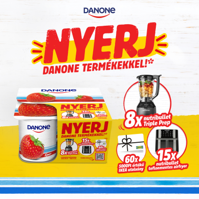 Danone Eperízű, élőflórás, Zsírszegény Joghurt 4 X 125 G