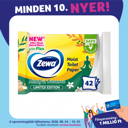 Zewa Limited Edition Illatosított Nedves Toalettpapír 42 Db