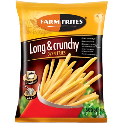 Farm Frites Hosszú és Ropogós Hasábburgonya 8,5 Mm 600 G