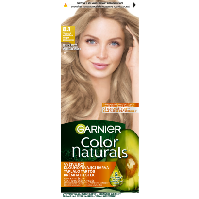 Garnier Color Naturals Tartós Hajfesték 8 .1 Világos Platinaszőke