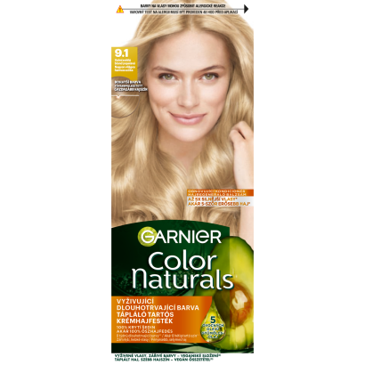 Garnier Color Naturals Tartós Hajfesték 9 .1 Nagyon Világos Hamvas Szőke