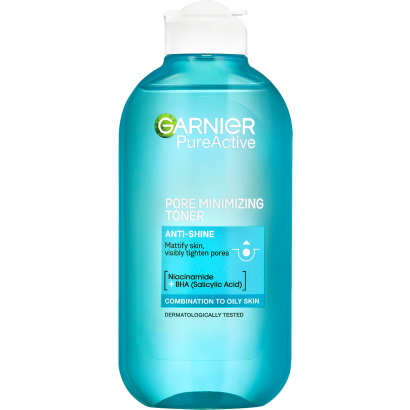 Garnier Skin Naturals Pure Tonik Kifényesedő Arcbőrre és Tágult Pórusokra 200 Ml