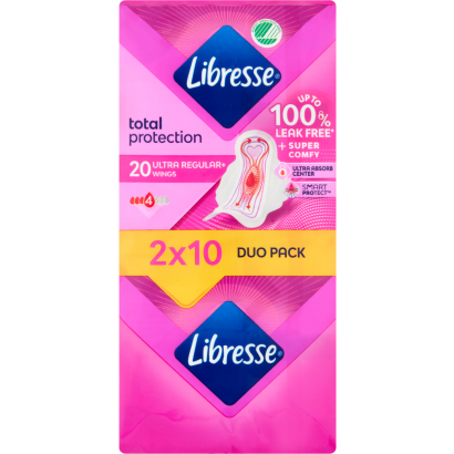 Libresse Ultra+ Szárnyas Egészségügyi Betét 2 X 10 Db