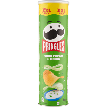 Pringles Hagymás-tejfölös ízesítésű Sós Snack 185 G